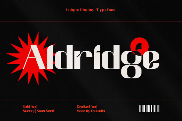 Aldridge: The Bold Display Typeface Redefining Modern Visual Impact