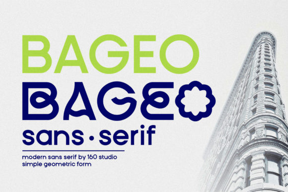 Bageo: The Modern Display Font for Bold Visuals