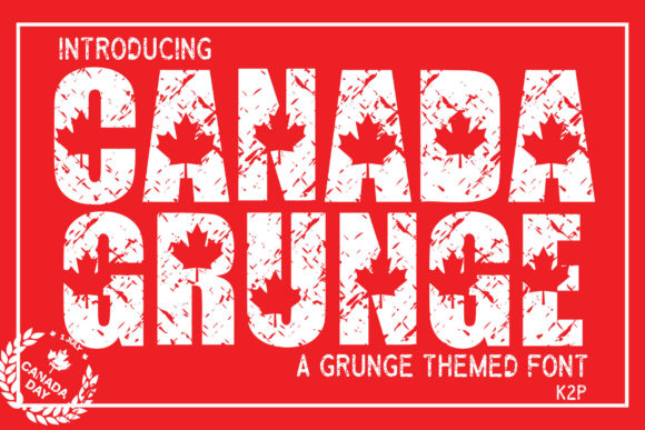 Canada Grunge: A Practical Evaluation of Bold Display Typography for Festive and Sports Design