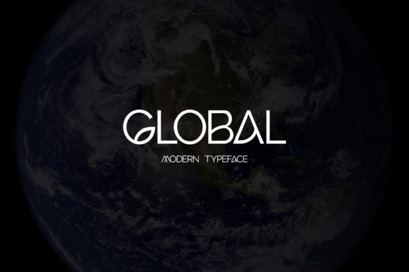 Global: A Geometric Display Font for Modern Design