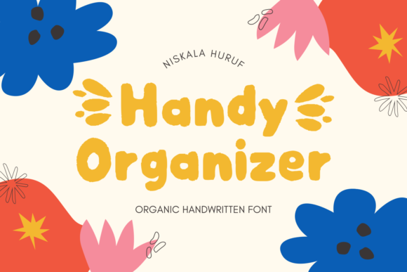 Handy Organizer: The Playful Typography for Modern Branding