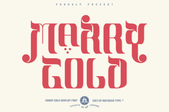 Marry Gold: Elevating Design with a Unique Display Font