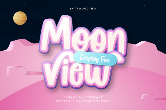 Moon View: The Perfect Font for Playful & Professional Designs