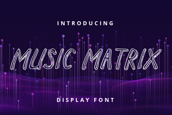 Music Matrix: The Cool and Versatile Display Font for Modern Design