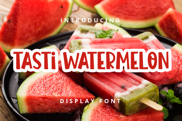 Tasti Watermelon: The Perfect Font for Joyful Designs