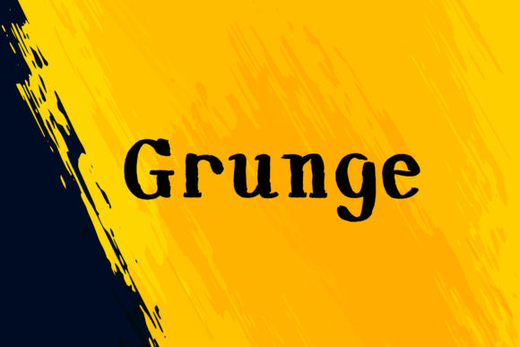 The Grunge: Unleashing Raw Energy in Typography